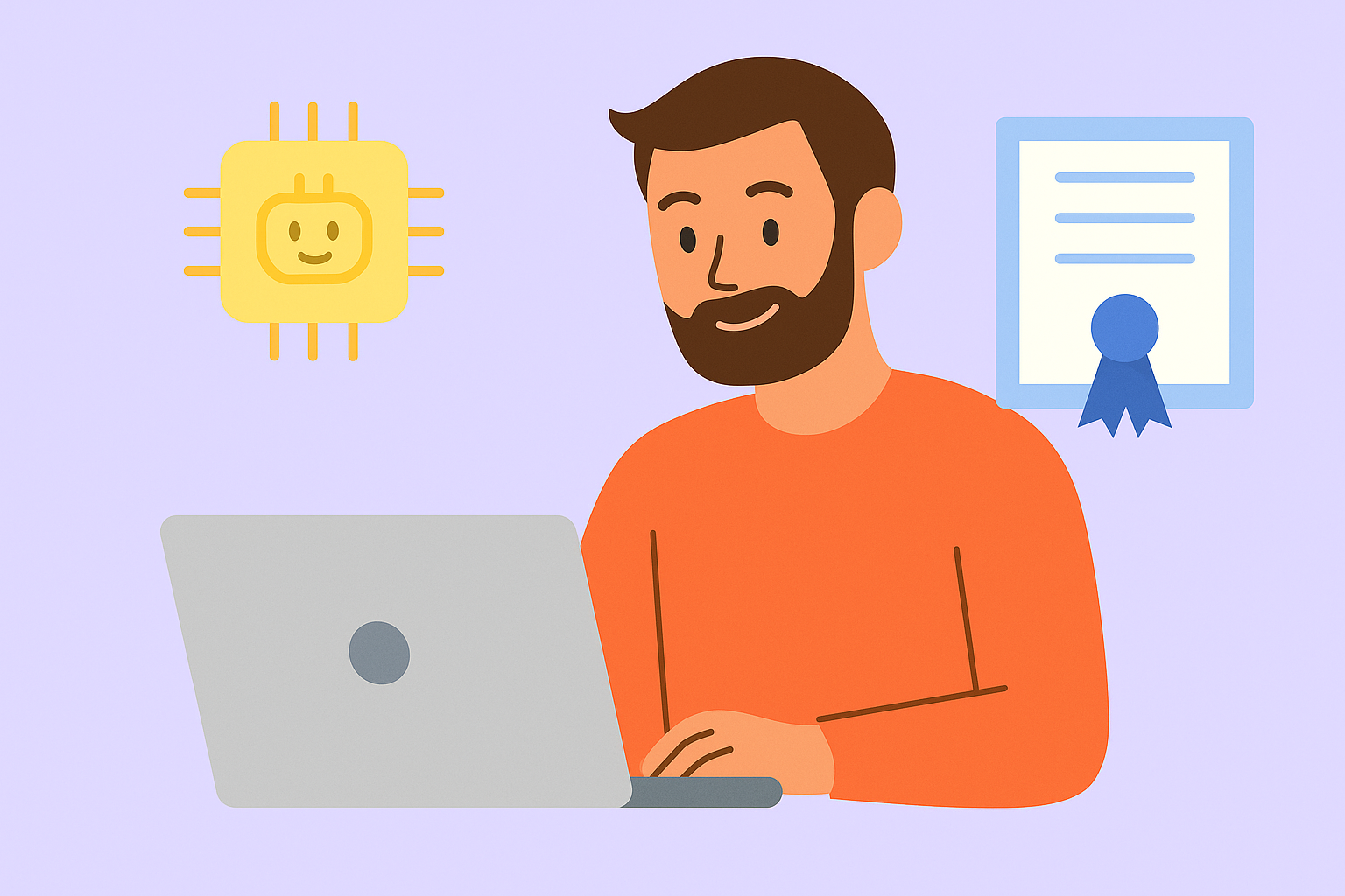 Developer working on AI tools