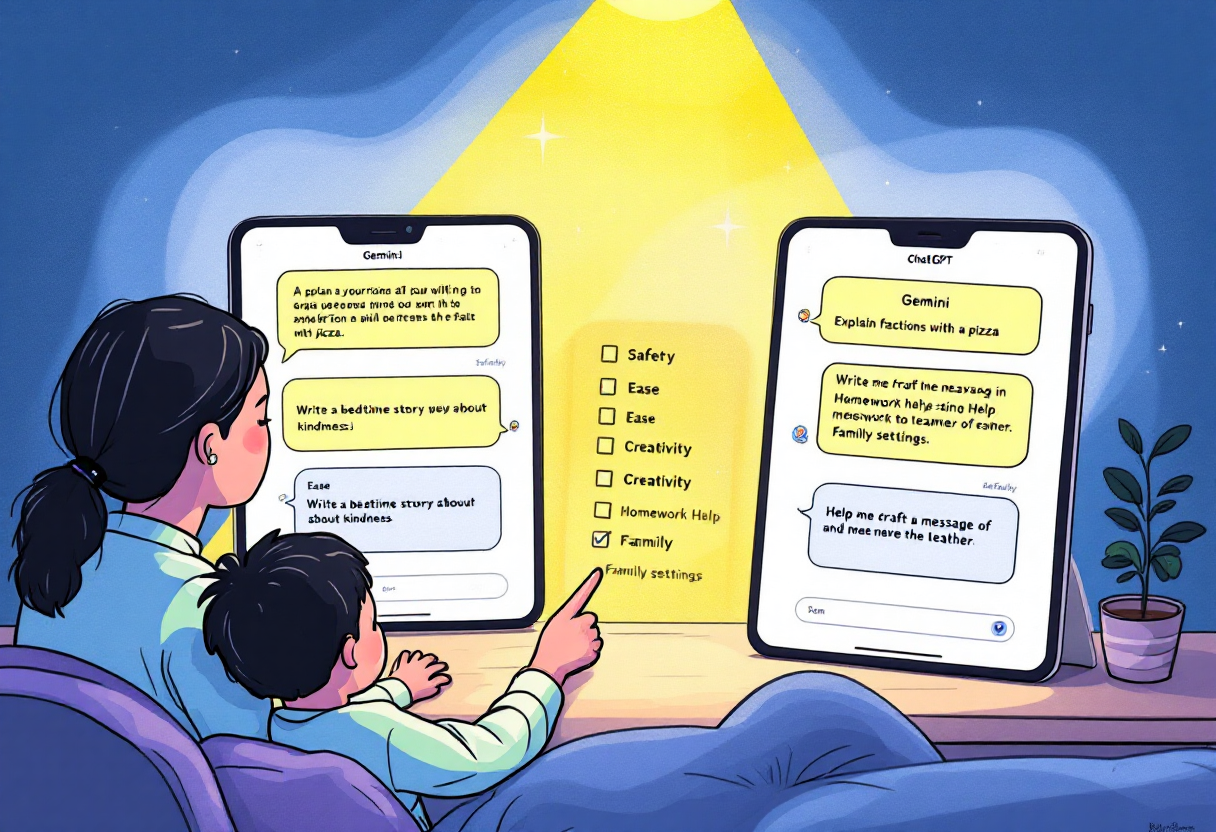 Gemini vs ChatGPT for Parents