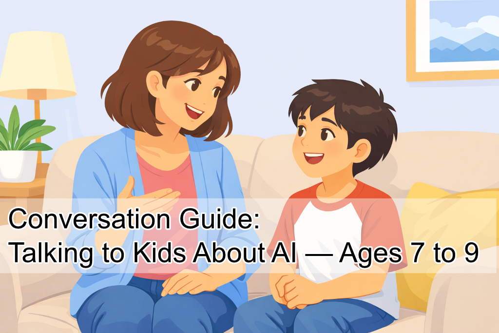 AI Conversation: Discover your kids' existing AI knowledge (Ages 7 to 9)