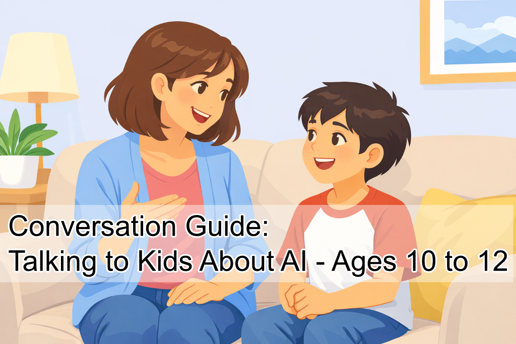 AI Conversation: Discover your kids' existing AI knowledge (Ages 10-12)
