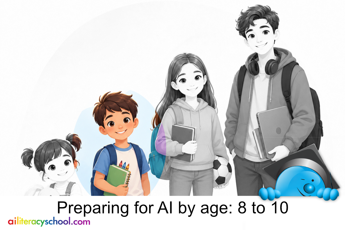 Preparing for AI by age: 8 to 10