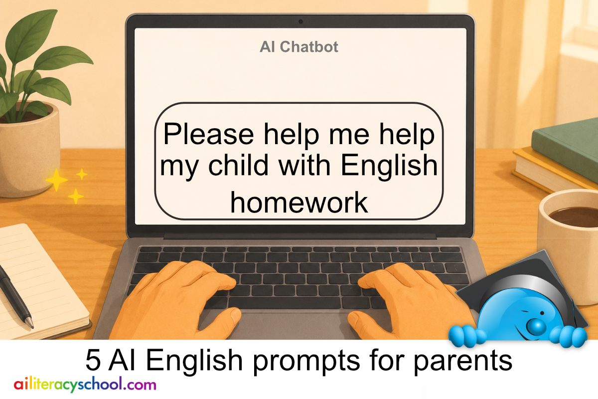 5 AI prompts to help you support your child with English homework